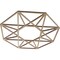 Ekena Millwork Guardian Wood Fretwork Pierced Ceiling Medallion, Hickory, 16"OD x 6 1/4"ID x 1/4"T CMWP16X16X0250GDHI - alternate 5